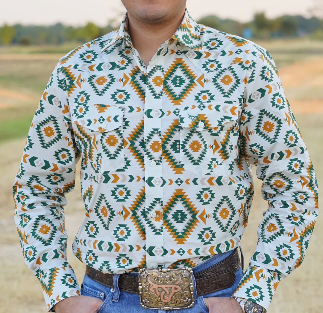 9482 Lost Calf Men's Comanche Long Sleeve Shirt 9482 Lost Calf Men's Comanche Long Sleeve Shirt