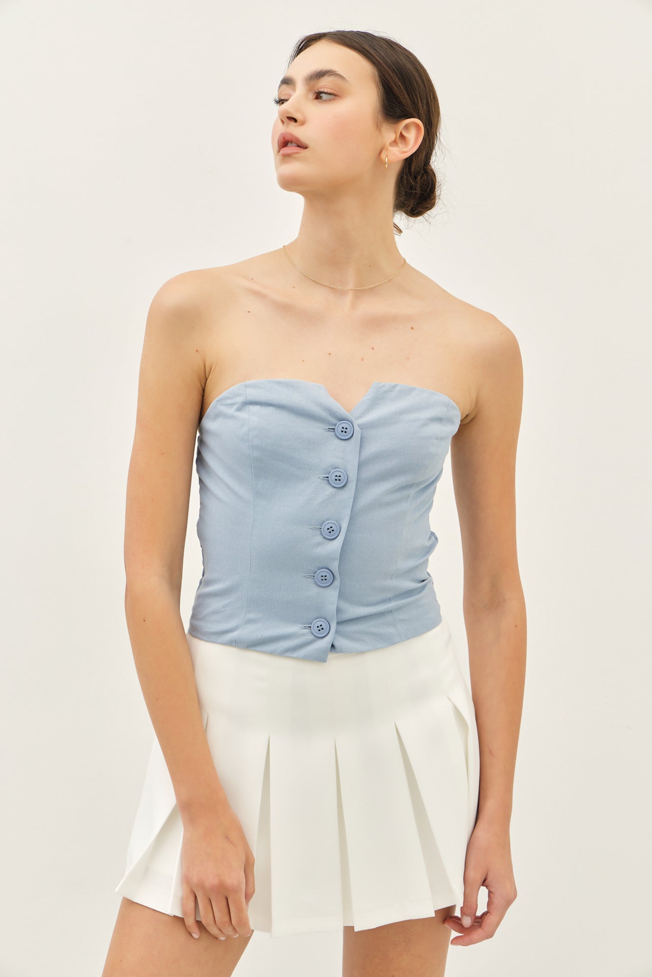 J15558T Idem Ditto Ladies Strapless Vest Top – El Rodeo Western Wear