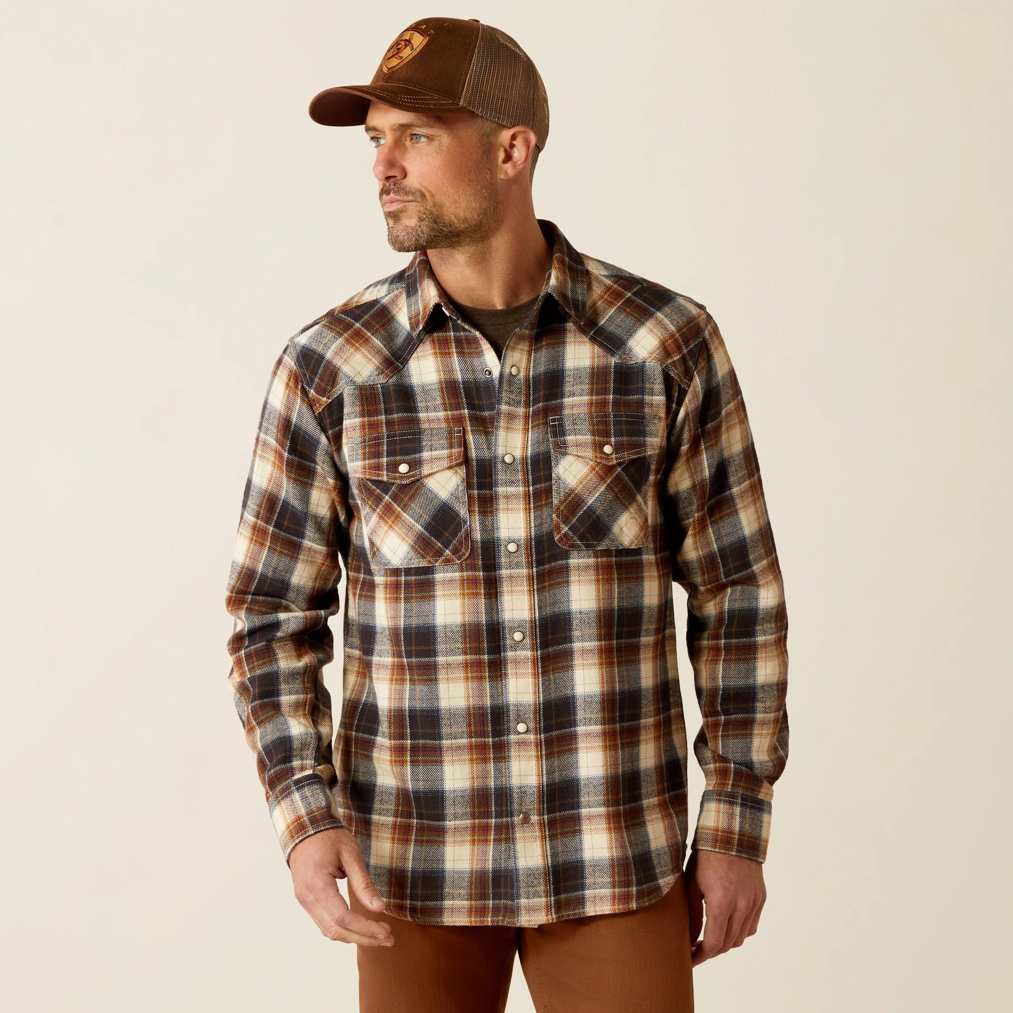 3877 Ariat Men's Retro Harford Snap Shirt  El Rodeo Western Wear