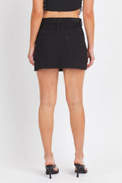 AM59277 Cello Ladies Denim Mid Waisted Skirt