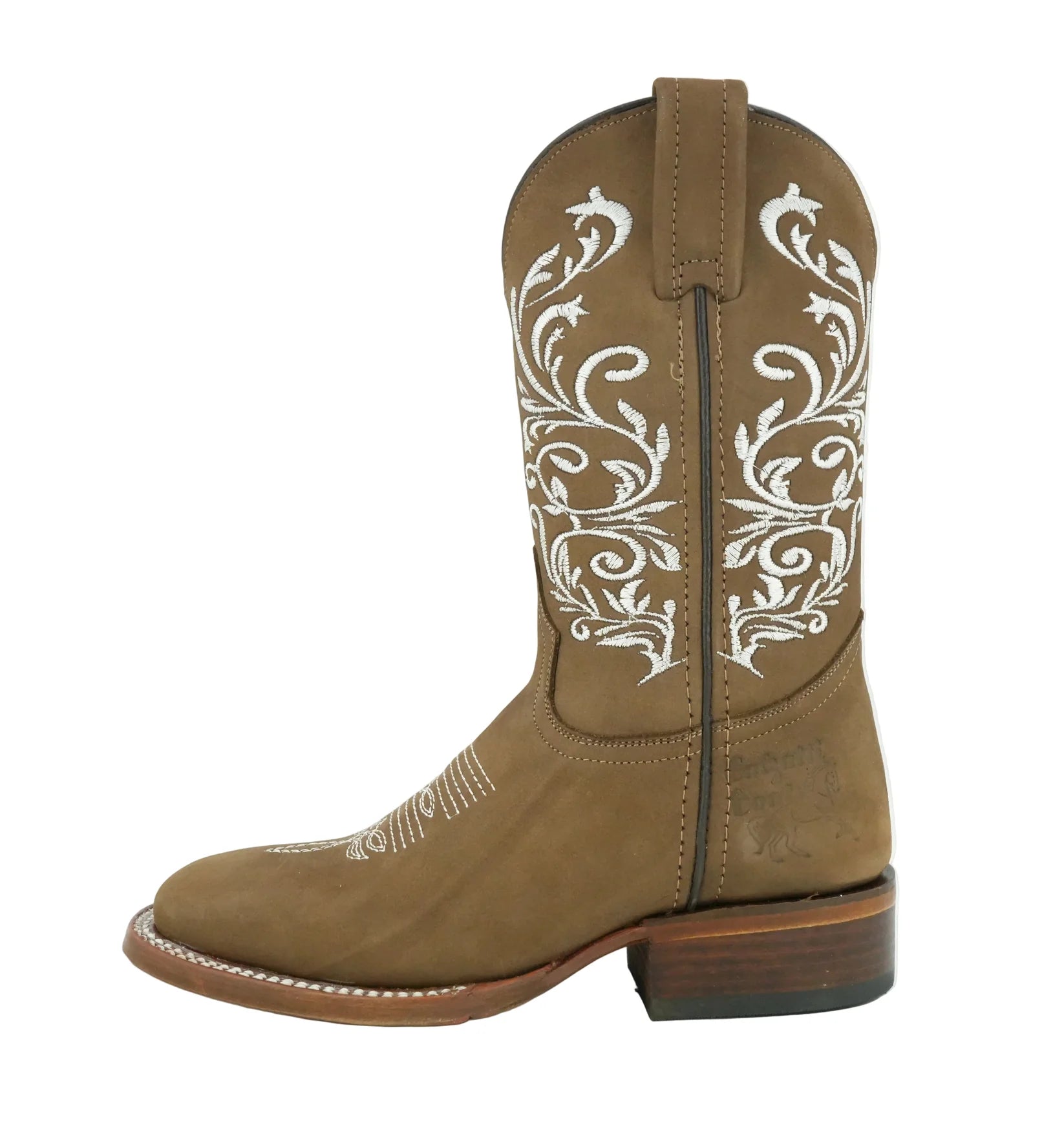 Kiara Calzatti Floral Western Wide Square Boots