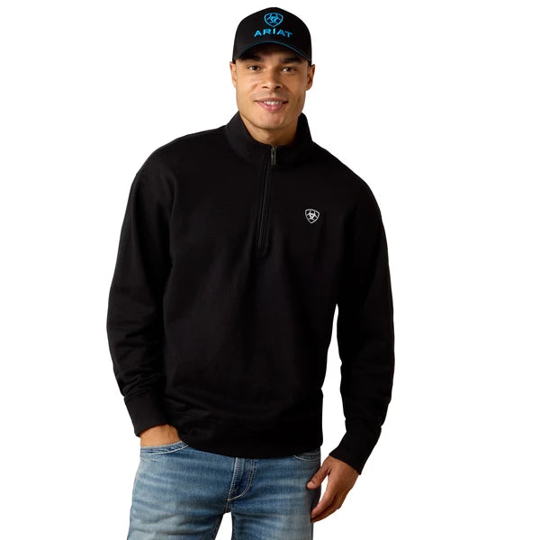 5374 Ariat Men's Holiday 1/4 Zip Sweatshirt
