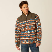 2731 Ariat Men's Basis 2.0 1/4 Zip Sweatshirt