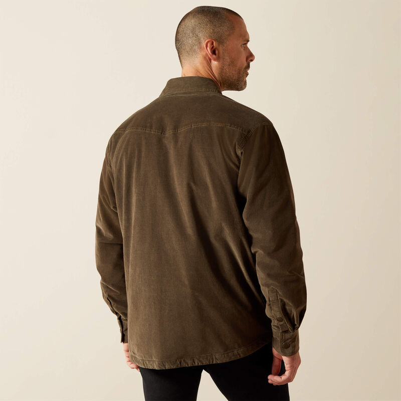 2519 Ariat Men's Retro Corduroy Shirt Jacket