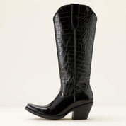 3992 Ariat Ladies Casanova Luxe Caviar Croc Print Boots