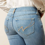 5886 Ariat Ladies Mid Rise Giovana Trouser Jeans