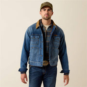 8964 Ariat Men's Flannel Lined Trucker Jacket