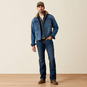 8964 Ariat Men's Flannel Lined Trucker Jacket