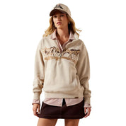 9255 Ariat Ladies Running Wild 1/2 Zip Sweatshirt