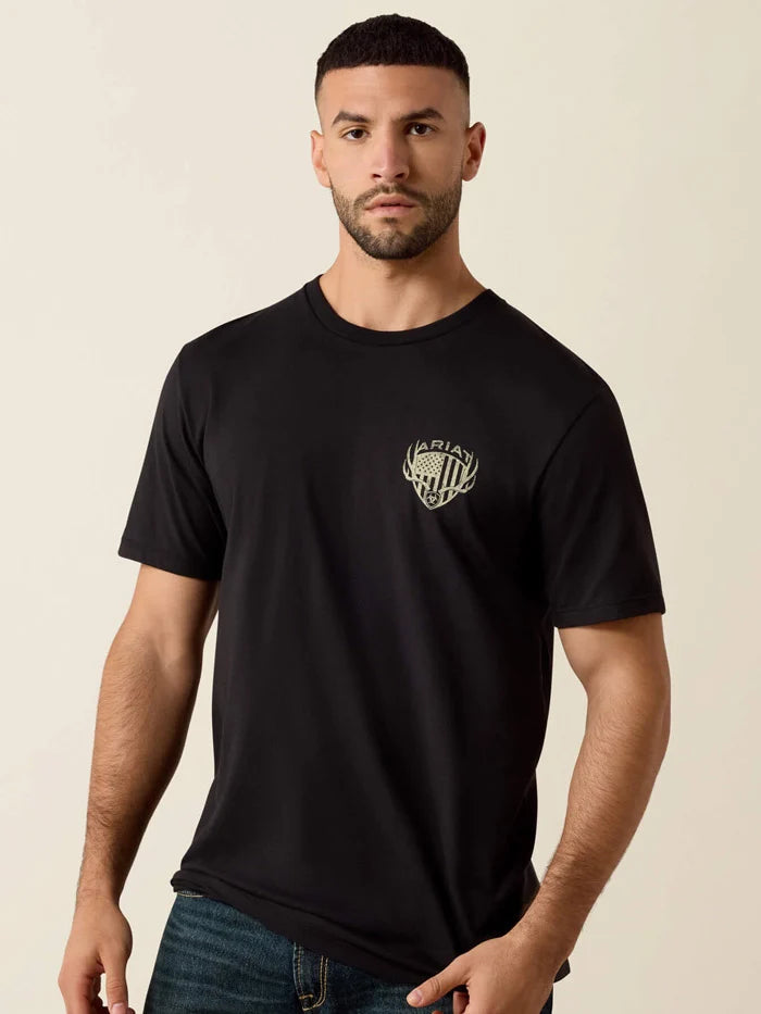 9498 Ariat Men's Euromount Patriot T-Shirt
