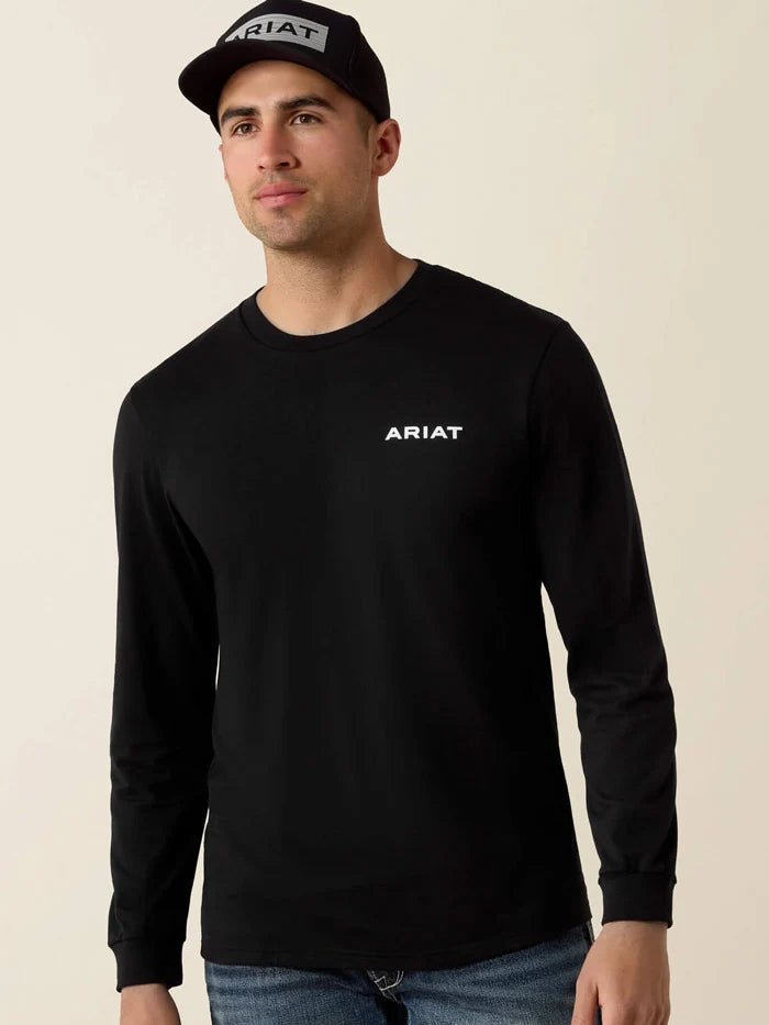 0687 Ariat Men's Desert Wanderer Circle Long Sleeve T-Shirt
