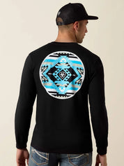 0687 Ariat Men's Desert Wanderer Circle Long Sleeve T-Shirt