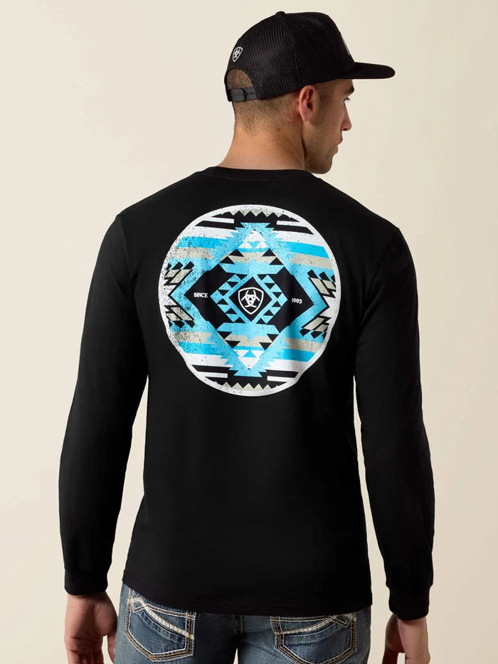 0687 Ariat Men's Desert Wanderer Circle Long Sleeve T-Shirt