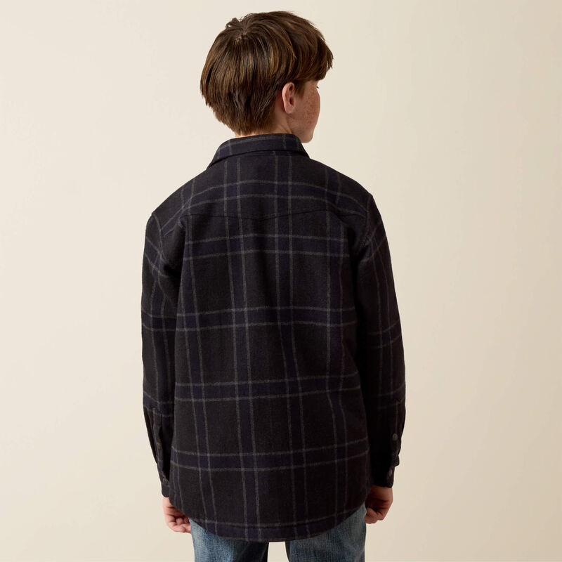 0730 Ariat Boy's Retro Shirt Jacket