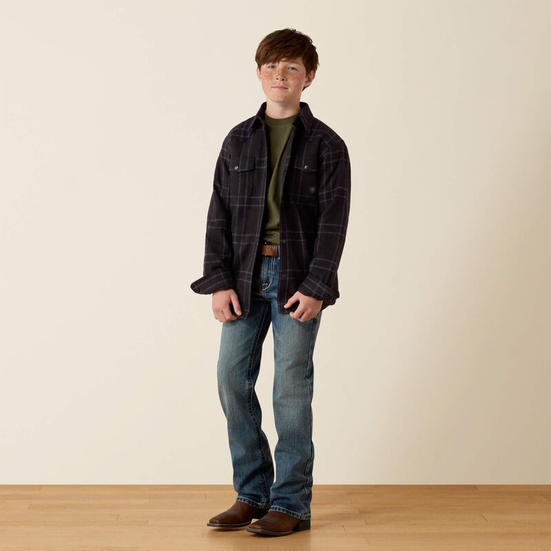 0730 Ariat Boy's Retro Shirt Jacket