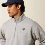 5377 Ariat Men's Holiday 1/4 Zip Sweatshirt