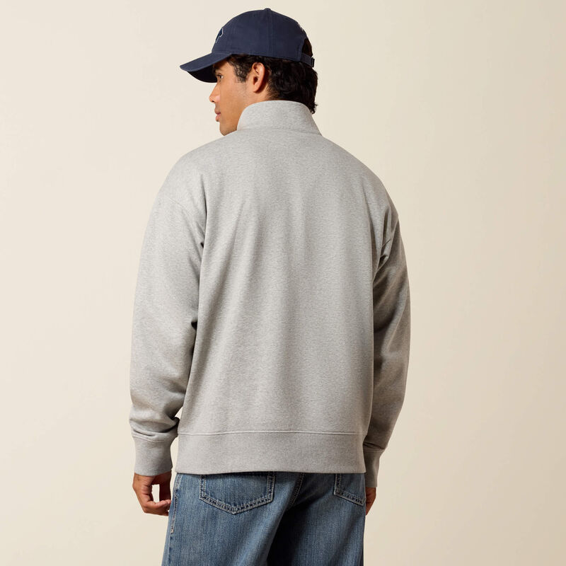 5377 Ariat Men's Holiday 1/4 Zip Sweatshirt