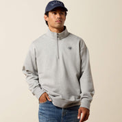 5377 Ariat Men's Holiday 1/4 Zip Sweatshirt