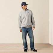 5377 Ariat Men's Holiday 1/4 Zip Sweatshirt