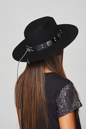 CA-F-2070 Stampede Flat Brim Felt Hat