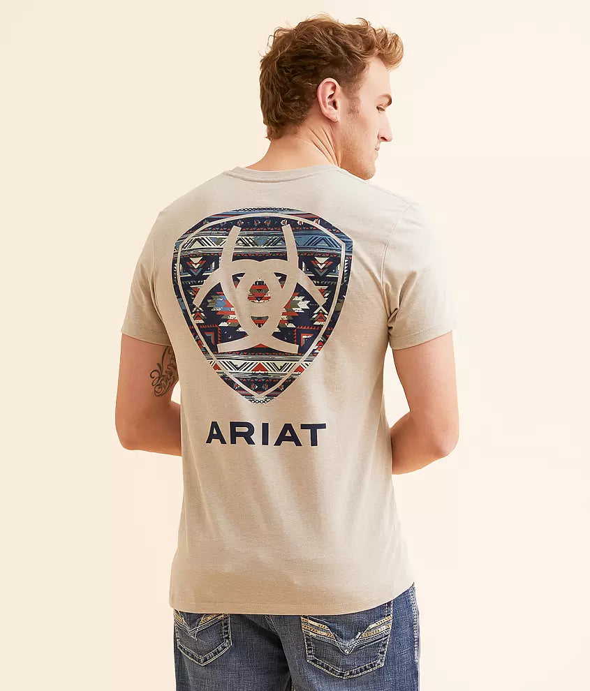 2921 Ariat Men's Sandstone Shield T-Shirt