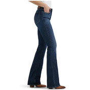 9277 Wrangler Ladies Bespoke High Rise Bootcut Jeans