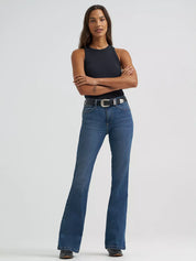 9281 Wrangler Ladies Bespoke Lily High Rise Flare Jeans