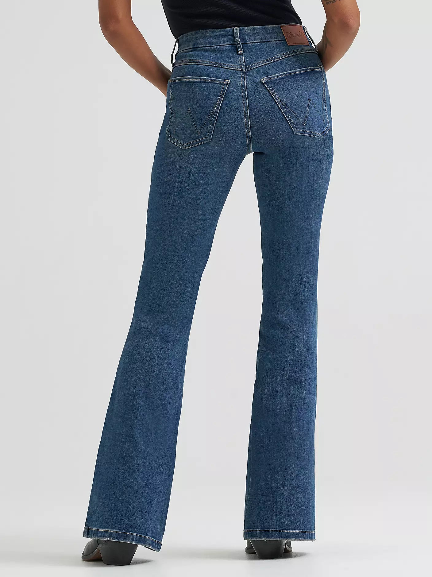 9281 Wrangler Ladies Bespoke Lily High Rise Flare Jeans