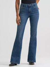 9281 Wrangler Ladies Bespoke Lily High Rise Flare Jeans