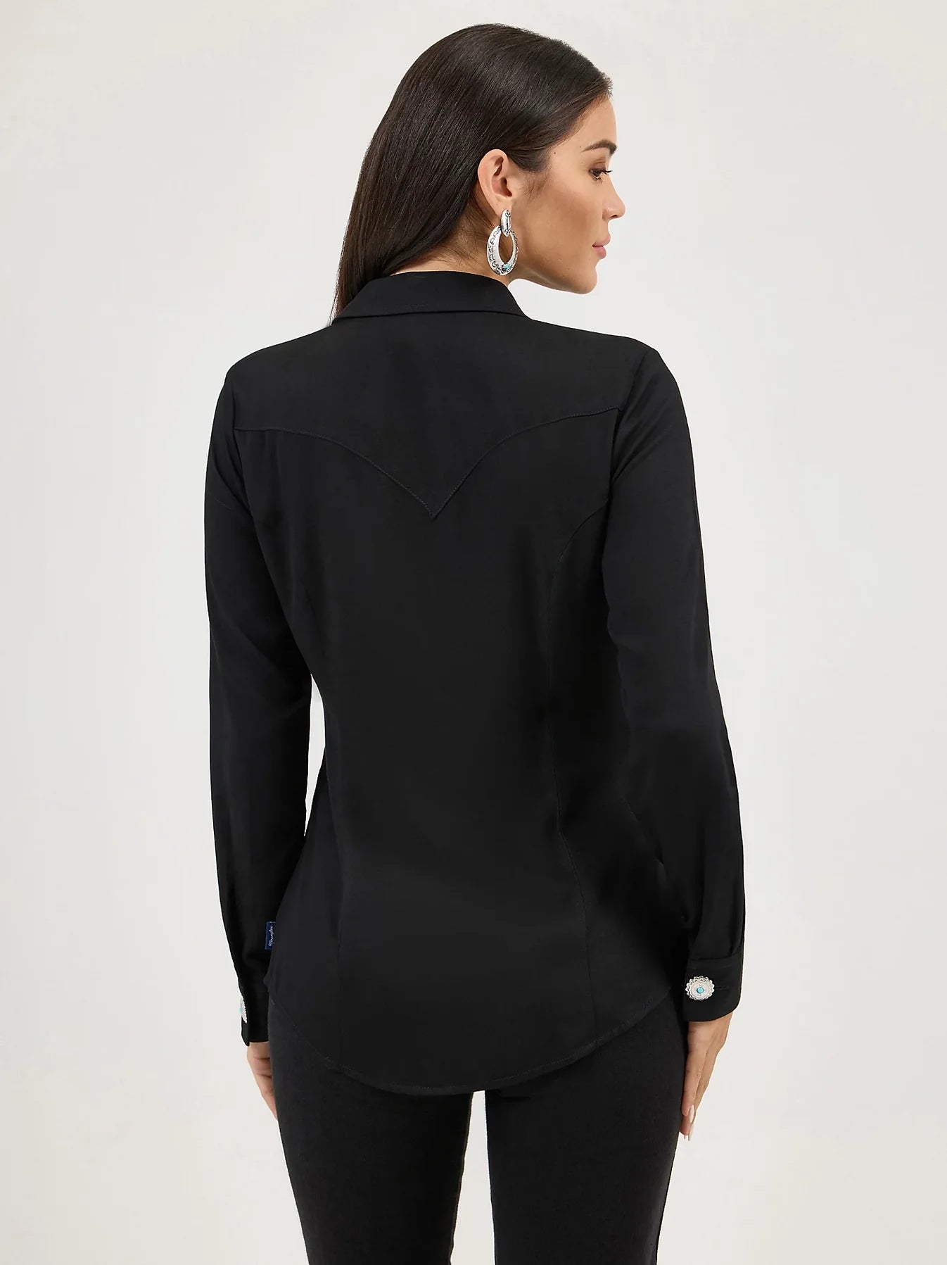 1916 Wrangler Ladies Slim Retro Snap Concho Shirt