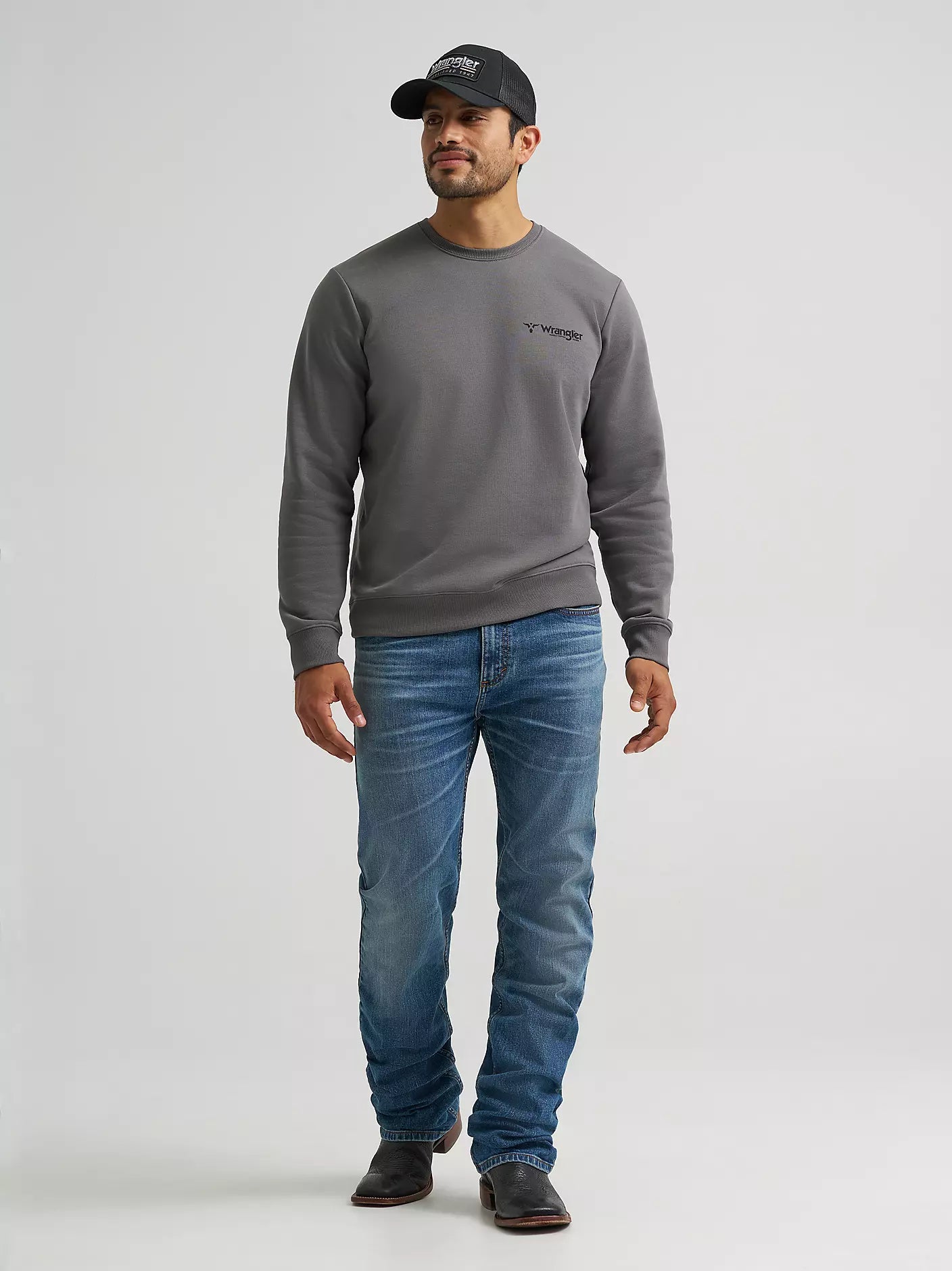 3962 Wrangler Men's 20X Longhorn Fleece Sweatshirt