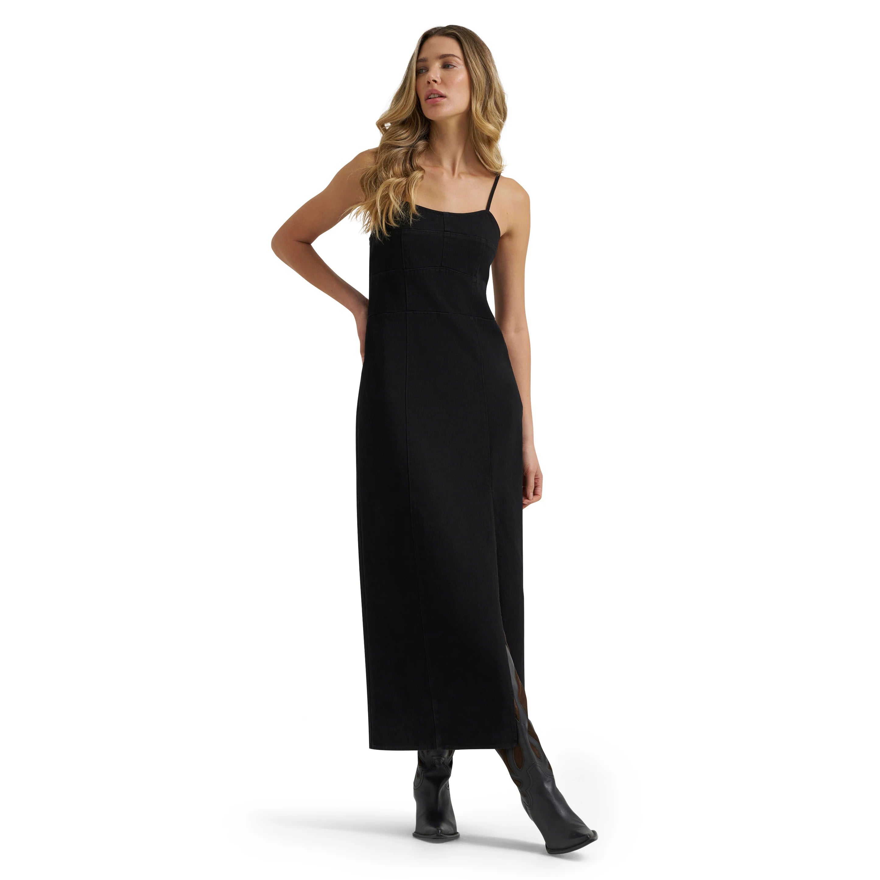 5450 Wrangler Ladies Retro Punchy Maxi Slip Dress