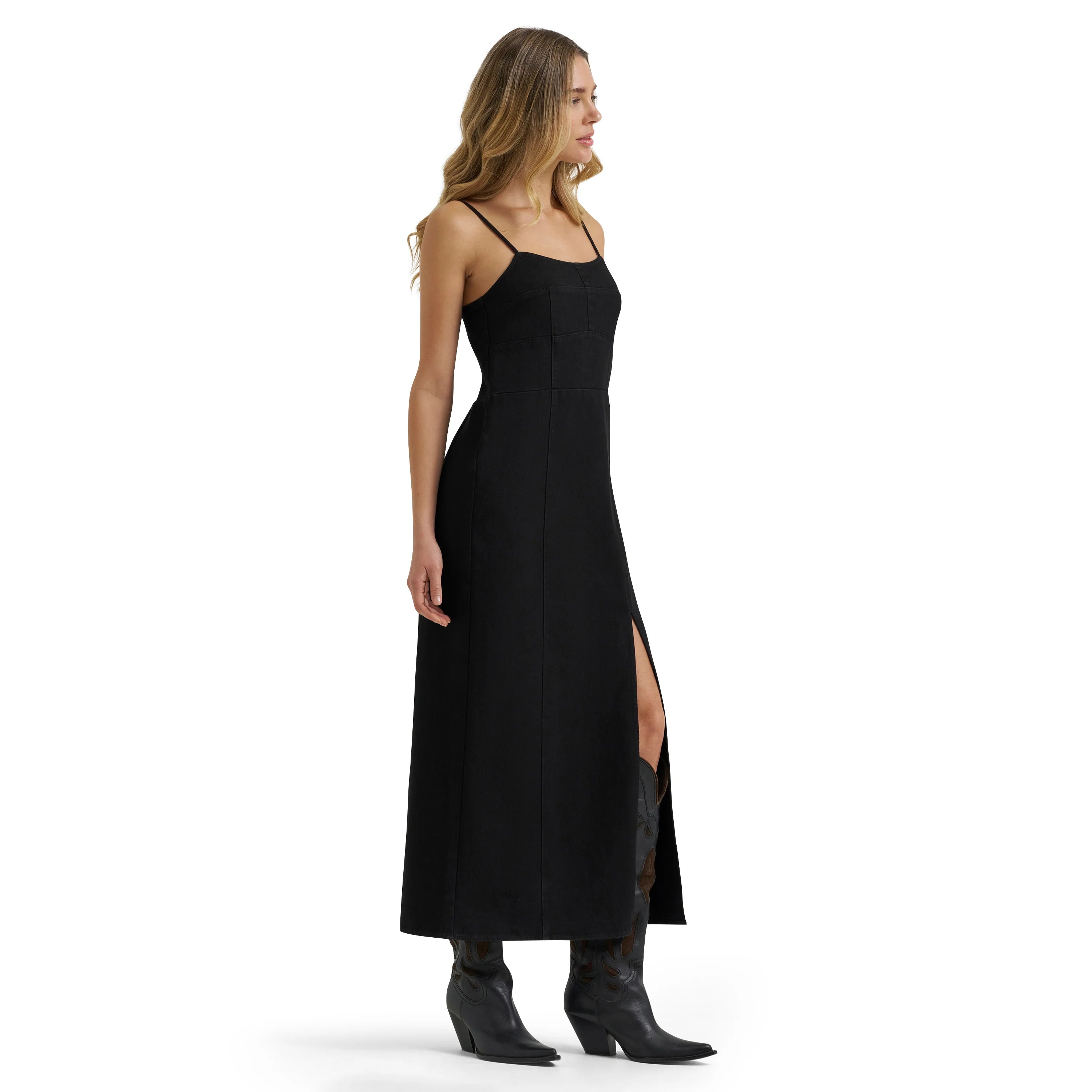 5450 Wrangler Ladies Retro Punchy Maxi Slip Dress