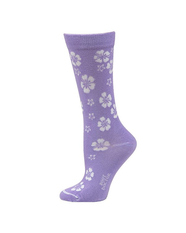 0419416 Boot Doctor Ladies Hibiscus Sock