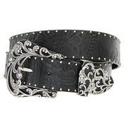 0790 Roper Ladies Embossed Floral Belt