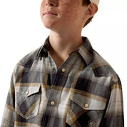 0612 Ariat Boy's Heinz Retro Snap Shirt