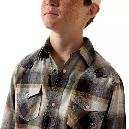 0612 Ariat Boy's Heinz Retro Snap Shirt