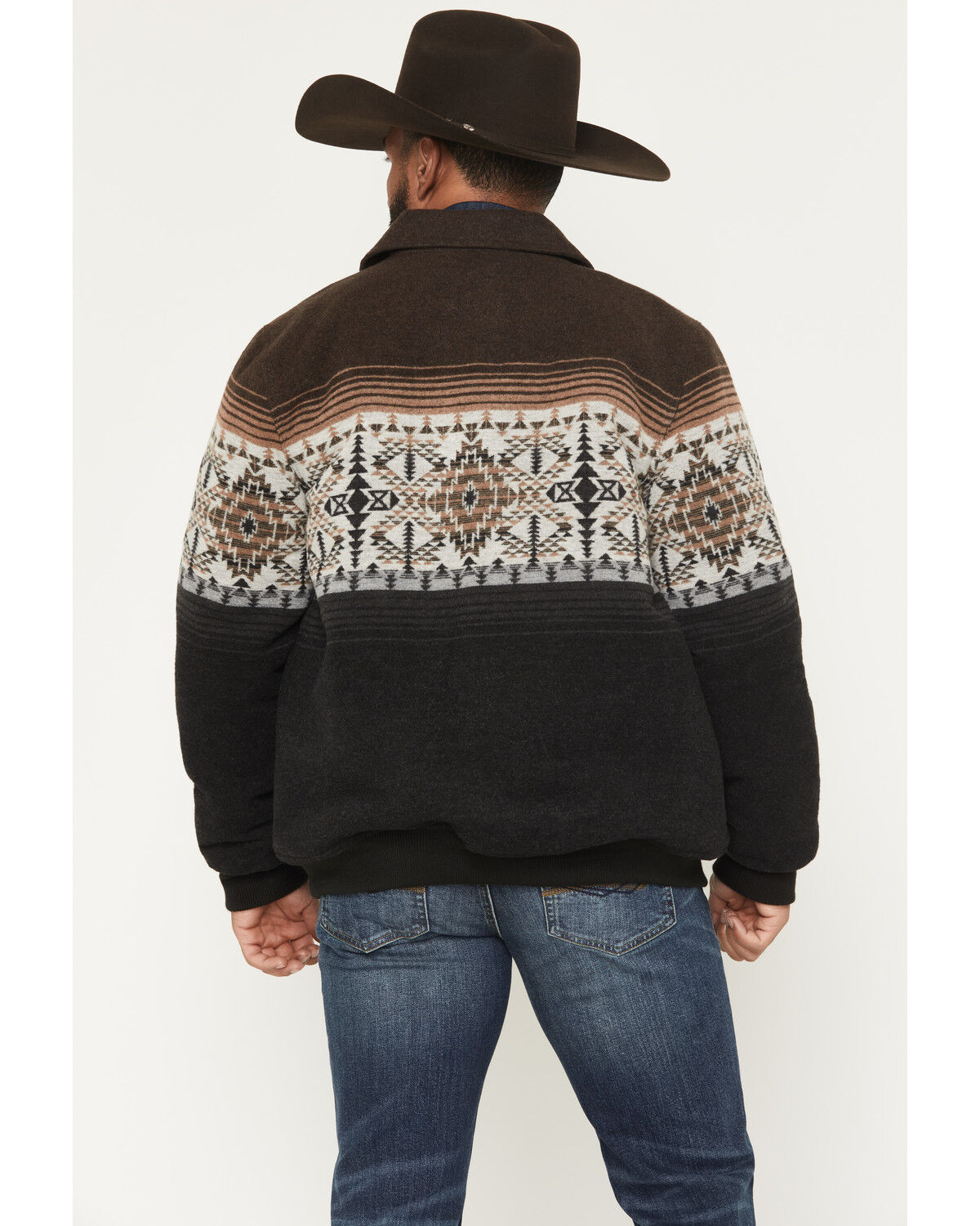 6166 Panhandle Men's Pueblo Southwestern Bomber Jacket