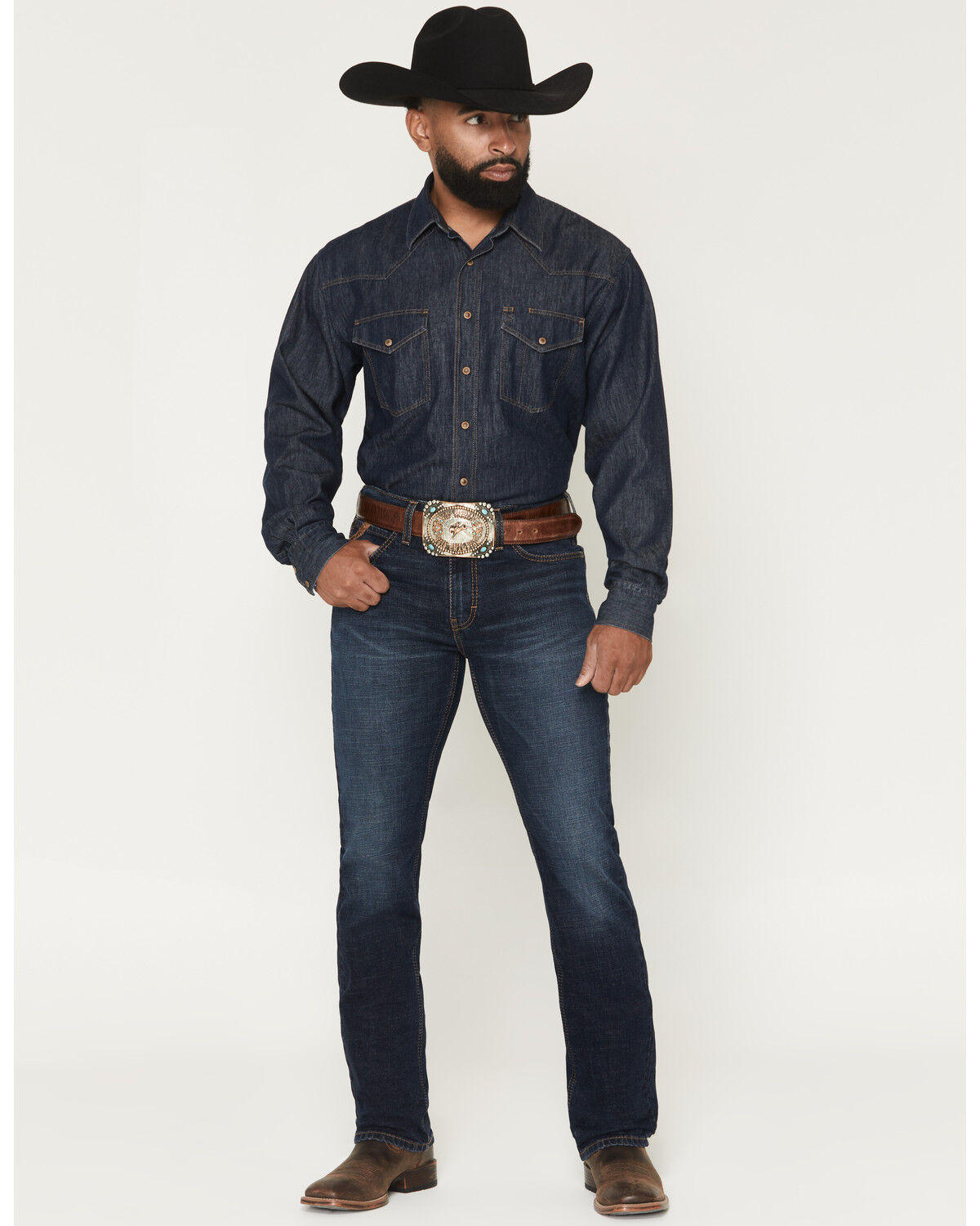 3010 Ariat Men's M8 Brock Slim Straight Jeans