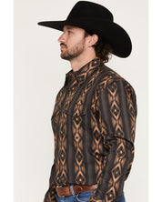 5791 Wrangler Men's Checotah Southwestern Print Shirt