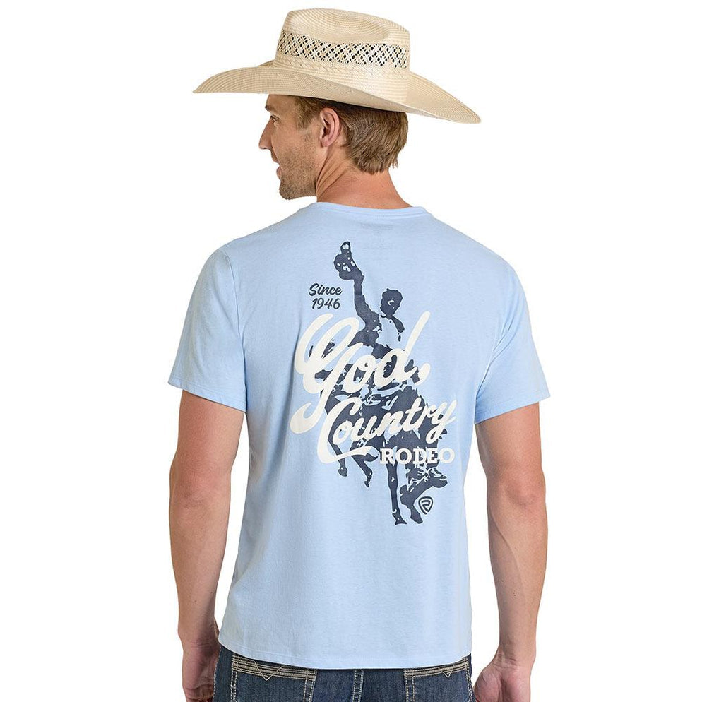 8598 Rock & Roll Men's Bronco Rider T-Shirt