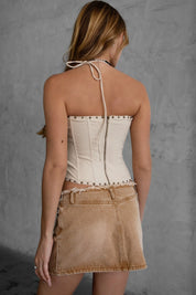 0581 Raelynn Ladies Embroidered Western Corset