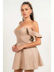 236B Privy Ladies Of Shoulders Bustier Mini Dress