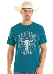 8876 Rock & Roll Men's Yee-Haw T-Shirt