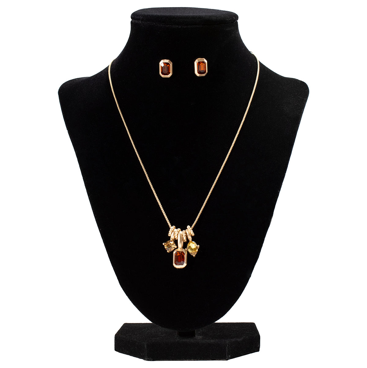 3735 Blazin Roxx Ladies Gemstone Charms Earring & Necklace