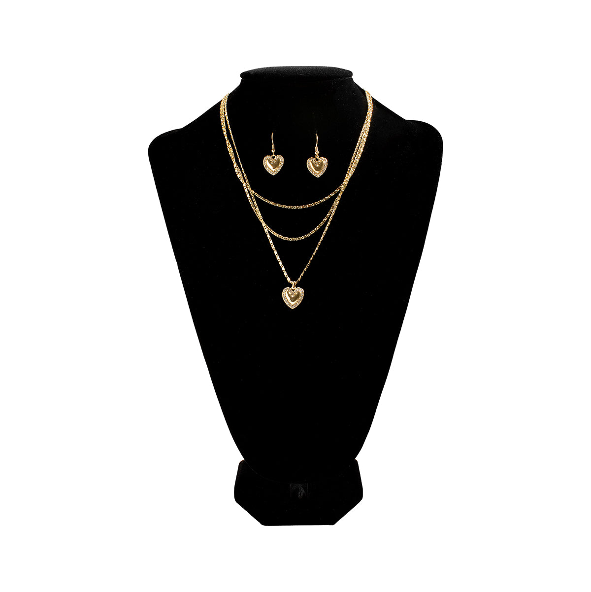 5435 Blazin Roxx Ladies Heart Jewelry Set