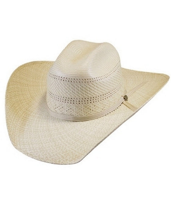 3030 Justin Bent Rail Banks Straw Cowboy Hat