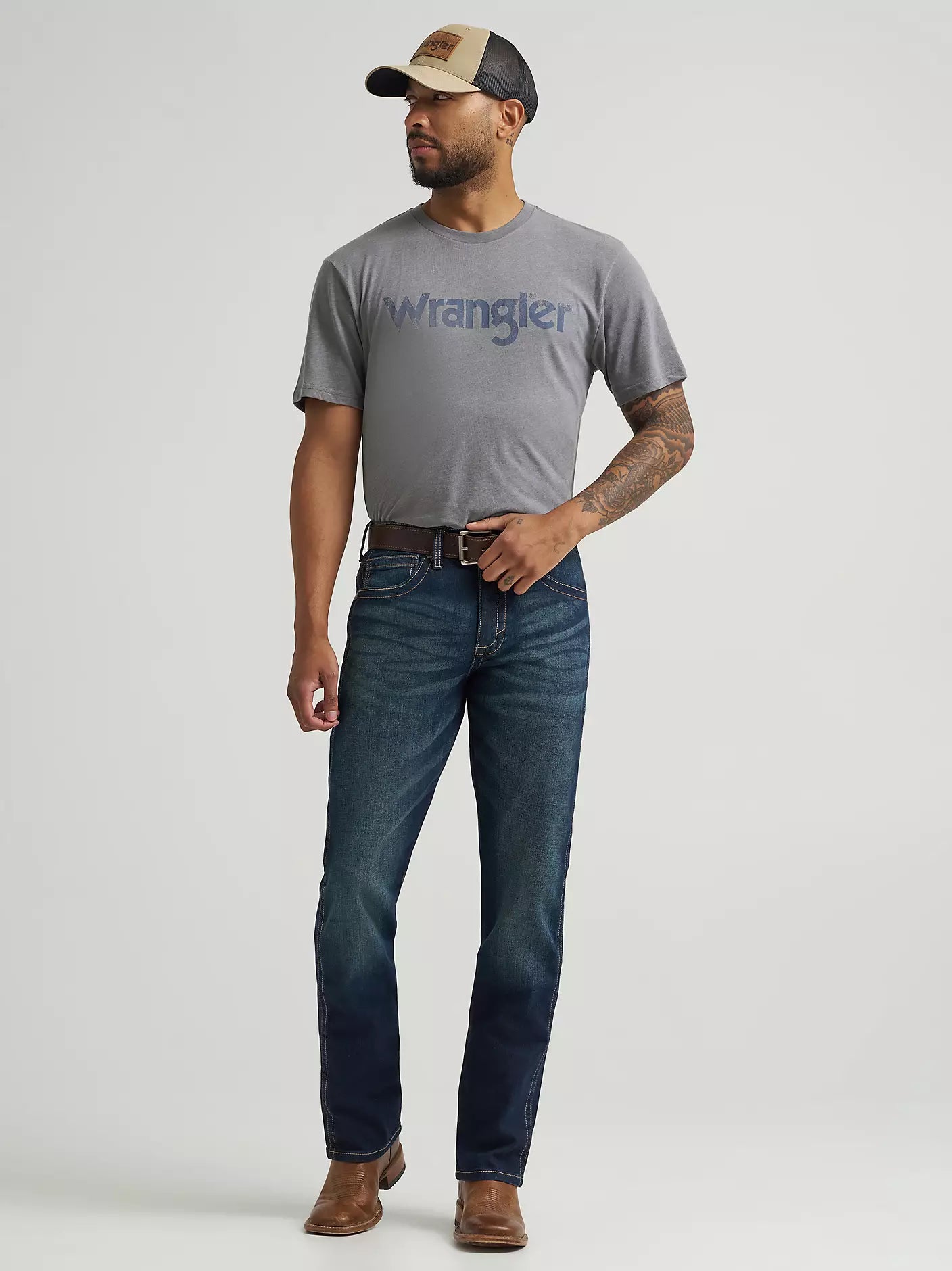 44MW Wrangler Men's 20X No. 44 Slim Fit Straight Jeans