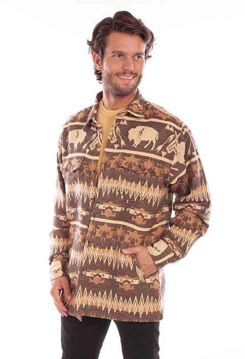 5336 Scully Men's Buffalo Shirt Jacket