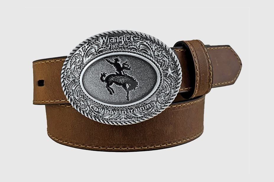 0321 Wrangler Kid's Western Crazy Horse Western Belt
